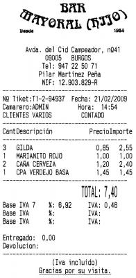 un s&aacute;bado cualquiera (o domingo)....bar mayoral